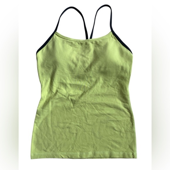 Lululemon Athletica Green Y power tank Fitted Camisole Top - Picture 1 of 5